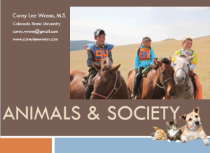 Animals and Society Lecture